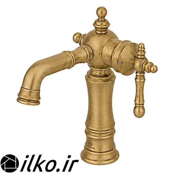 نگین طلایی مات روشویی ایلکو