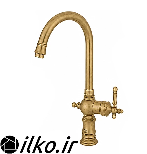نگین طلایی مات ظرفشویی ایلکو
